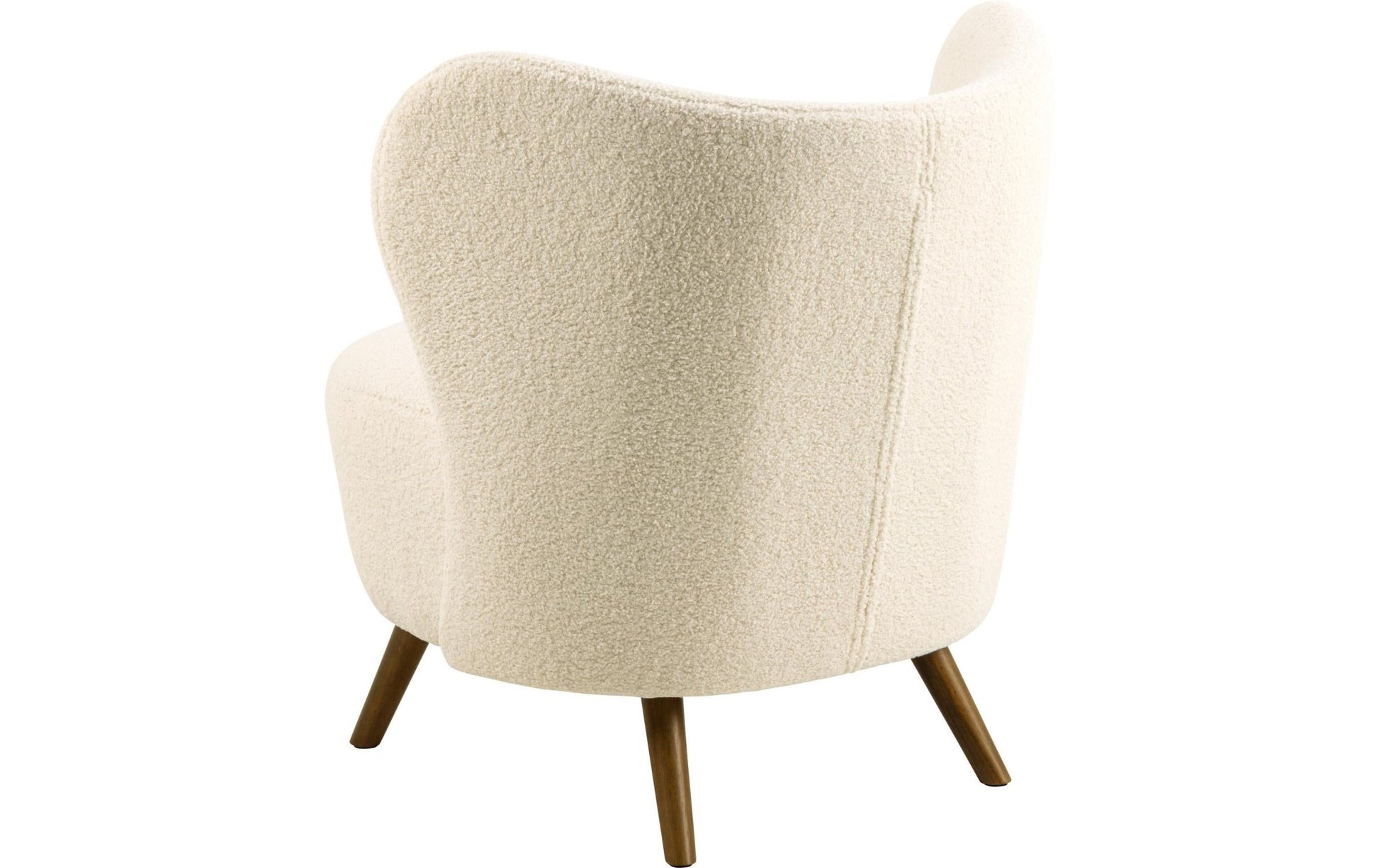 Sessel Crosby Holz/Textil, Cream - MEGART