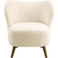 Sessel Crosby Holz/Textil, Cream - MEGART