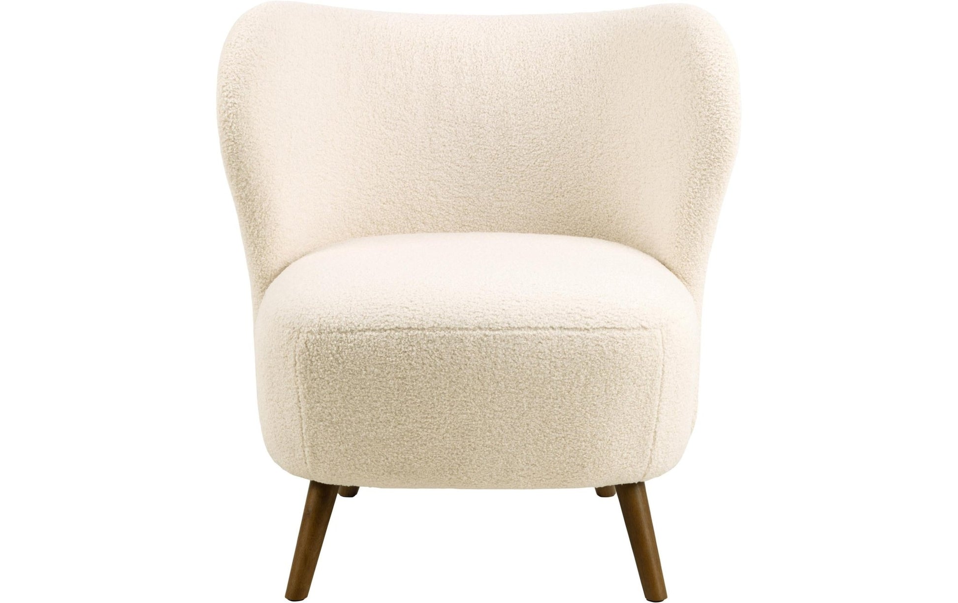 Sessel Crosby Holz/Textil, Cream - MEGART