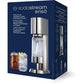 Wassersprudler Enso mit Quickconnect und Flasche Silber - MEGART