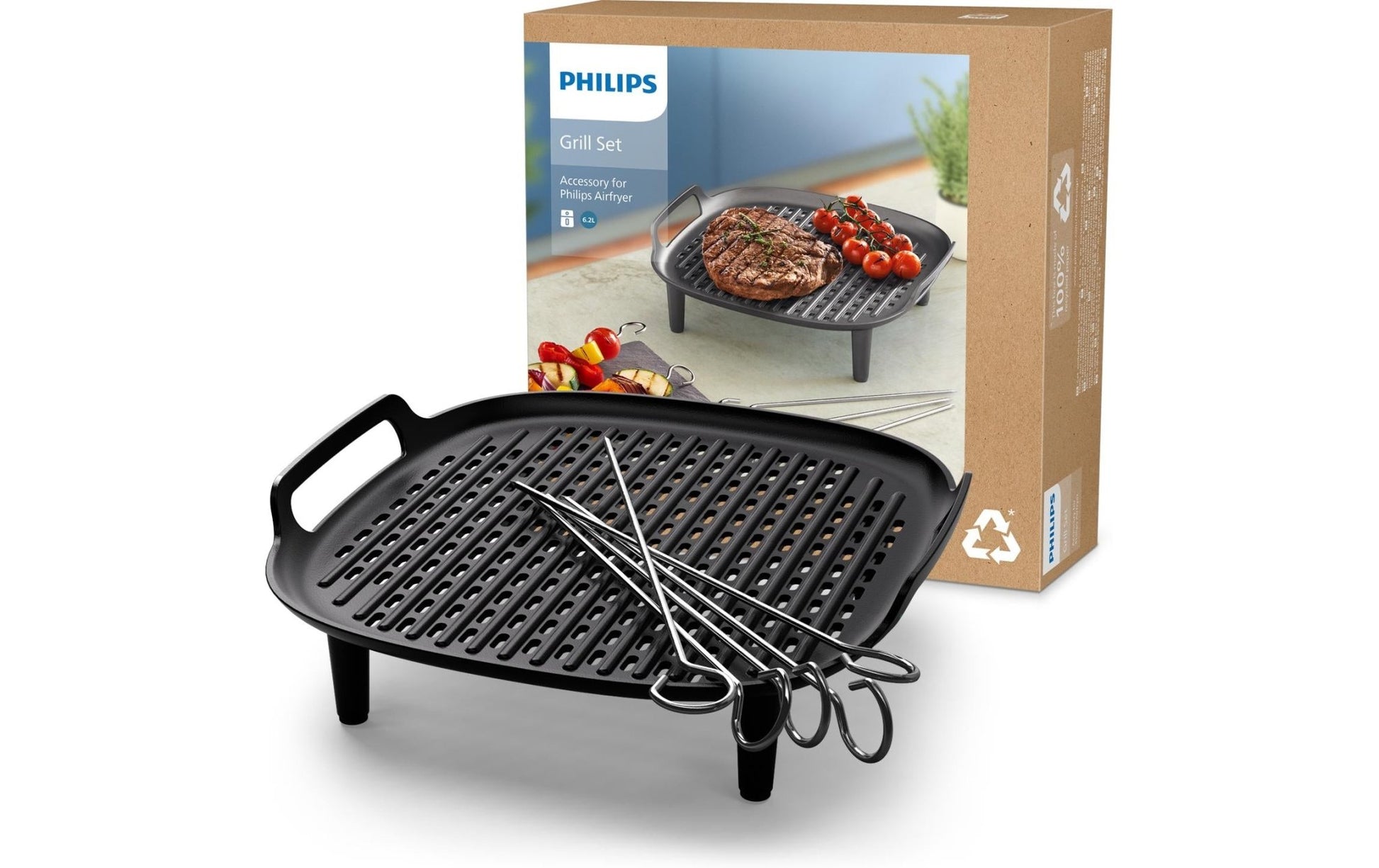 Backeinsatz HD9946/00 Schwarz - MEGART