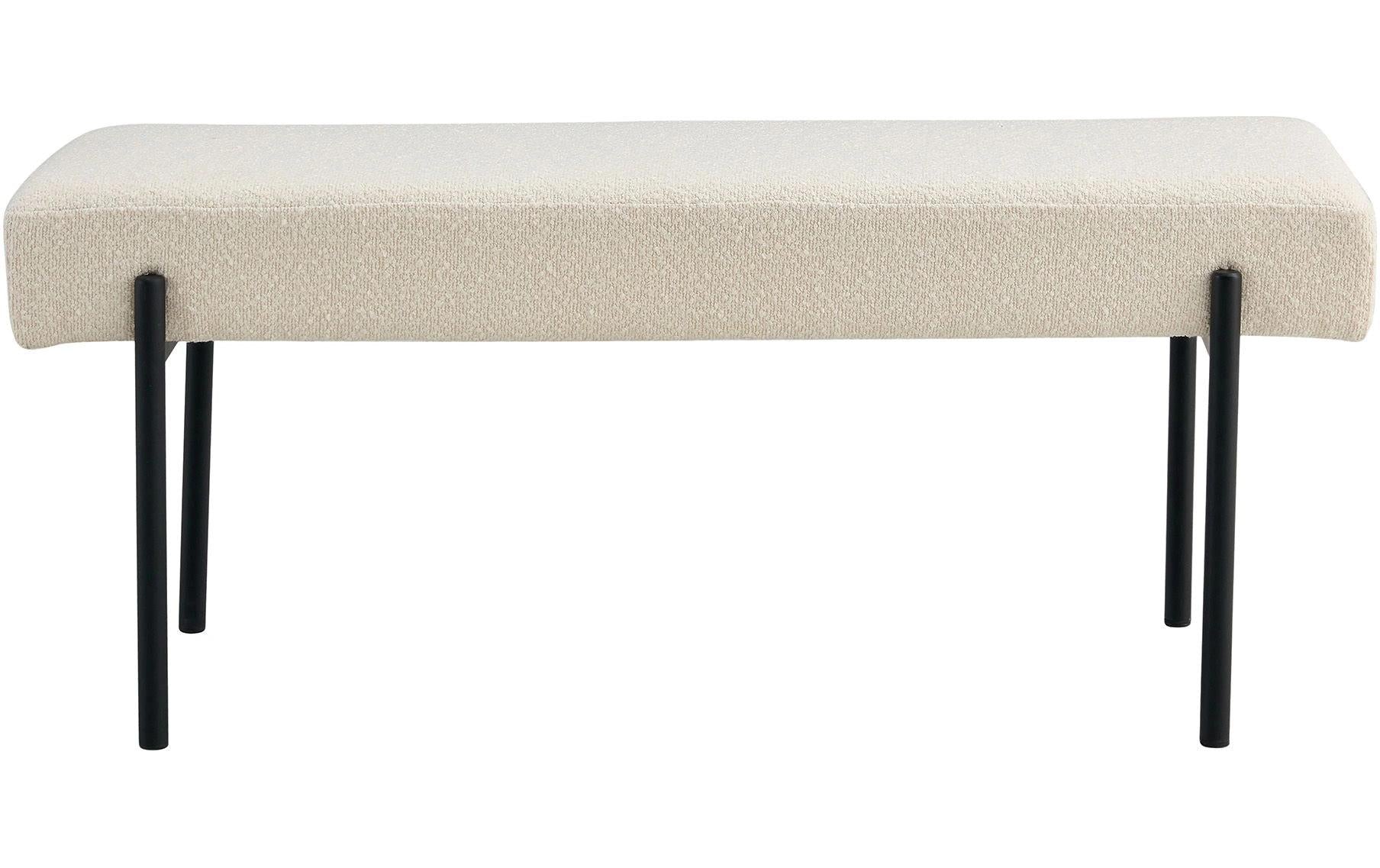 Sitzbank Swindon 100 x 42.5 cm, Weiss - MEGART
