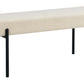 Sitzbank Swindon 100 x 42.5 cm, Weiss - MEGART