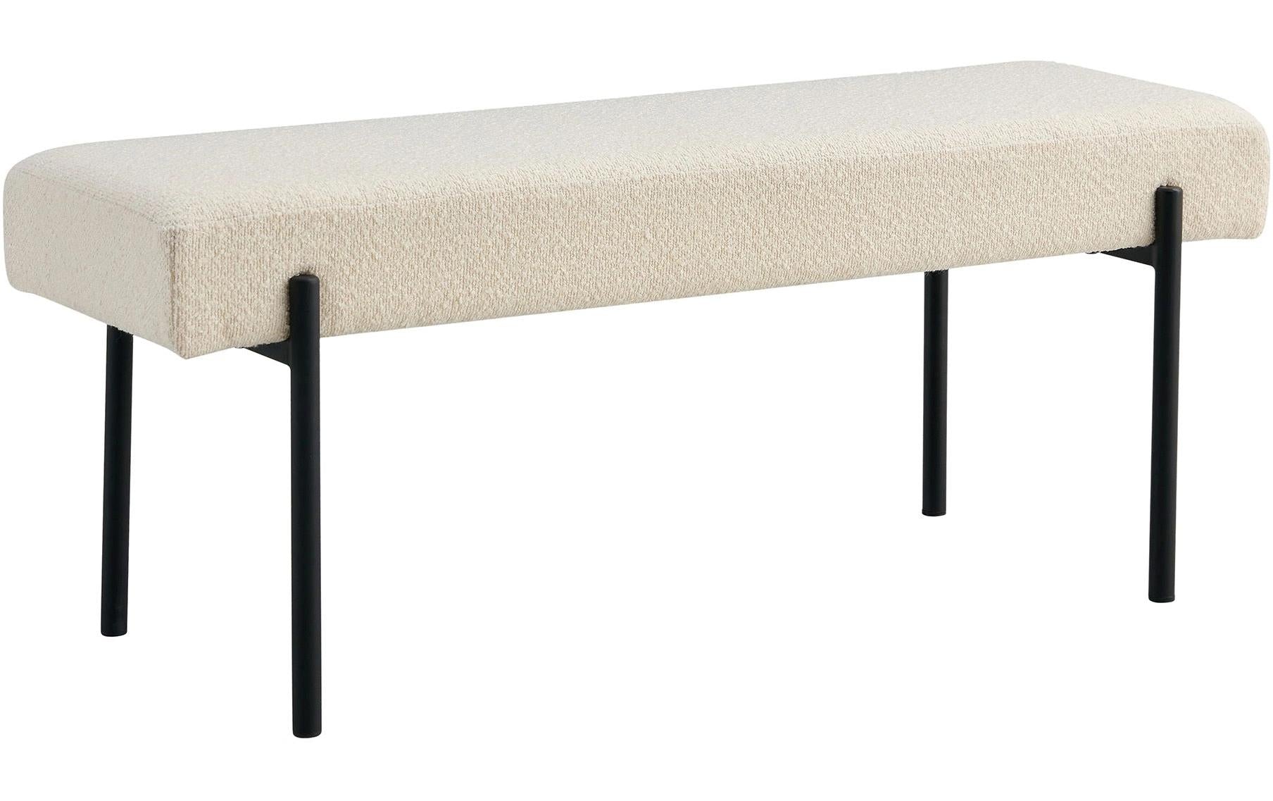 Sitzbank Swindon 100 x 42.5 cm, Weiss - MEGART