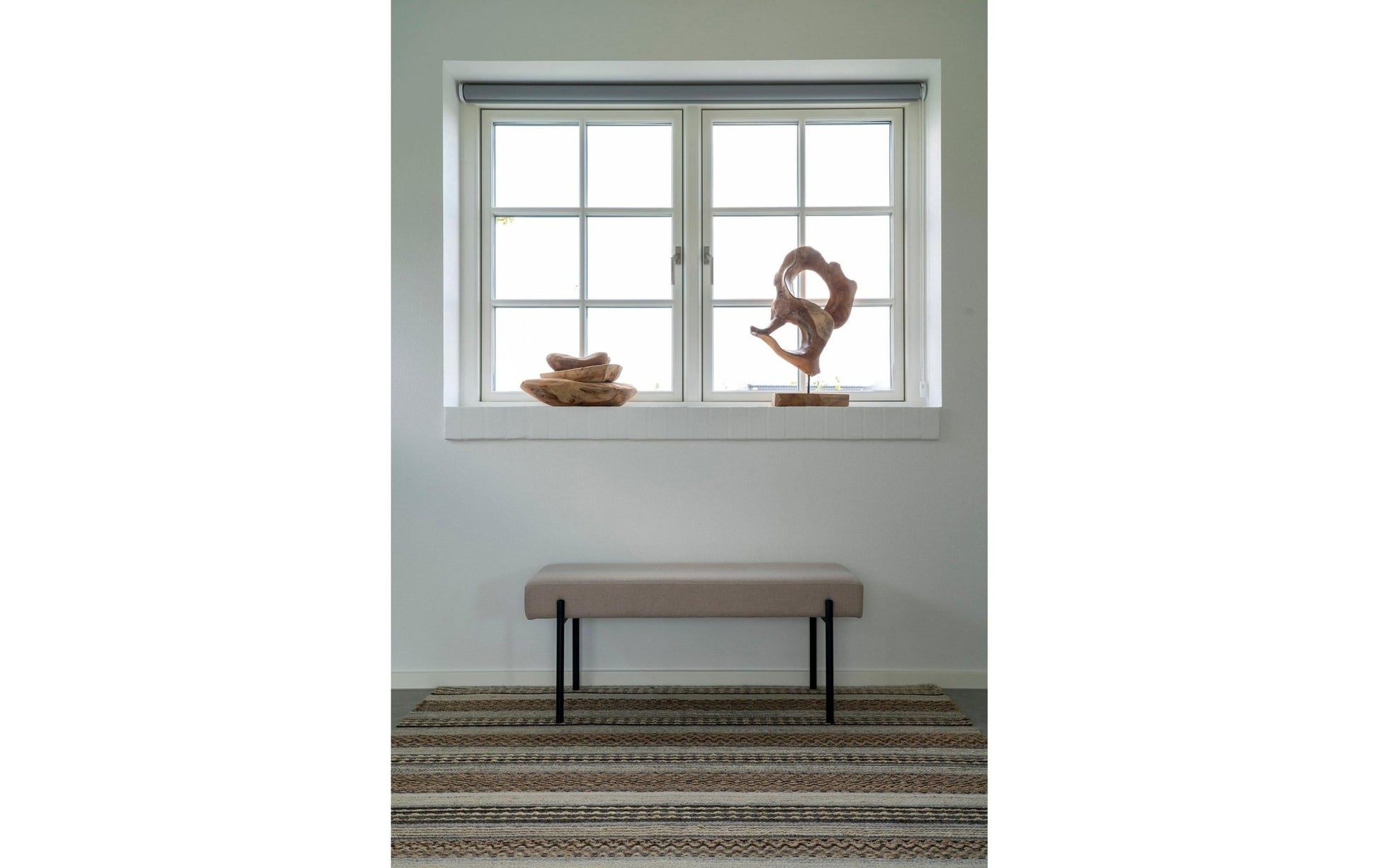 Sitzbank Swindon 100 x 42.5 cm, Grau - MEGART