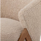 Sessel Camino Holz/Textil, Beige - MEGART