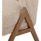 Sessel Camino Holz/Textil, Beige - MEGART