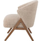 Sessel Camino Holz/Textil, Beige - MEGART