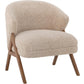Sessel Camino Holz/Textil, Beige - MEGART