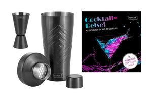 Cocktail - Set & Rezeptbuch 3 - teilig, 0.6 l, Smoke Gray/Grey - MEGART