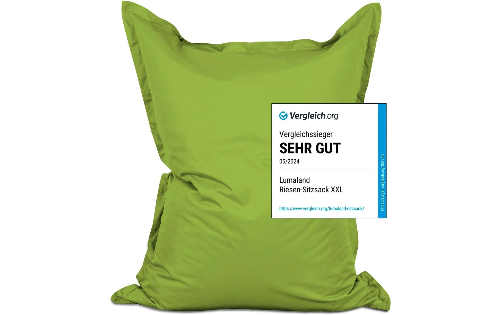 Sitzsack Comfort 380 L, Grün - MEGART