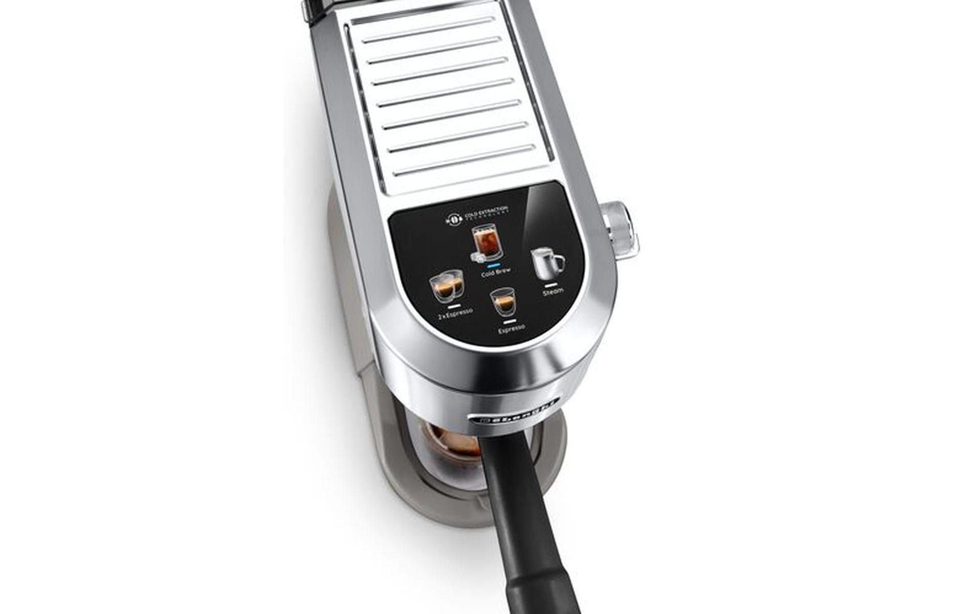 Siebträgermaschine Dedica Duo EC890.M Silber - MEGART