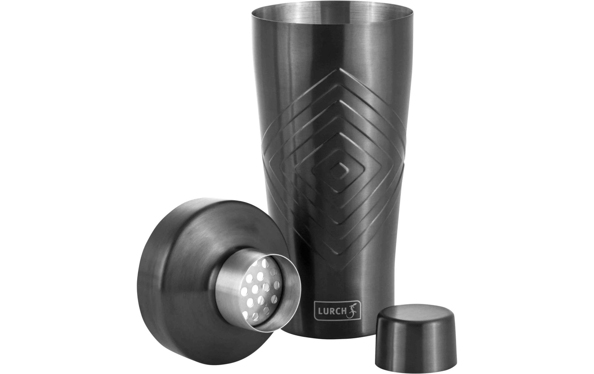 Cocktail - Set & Rezeptbuch 3 - teilig, 0.6 l, Smoke Gray/Grey - MEGART