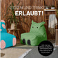 Sitzsack Hippo 200 L, Grau - MEGART