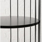 Beistelltisch Inala 52 x 36 cm, Schwarz - MEGART