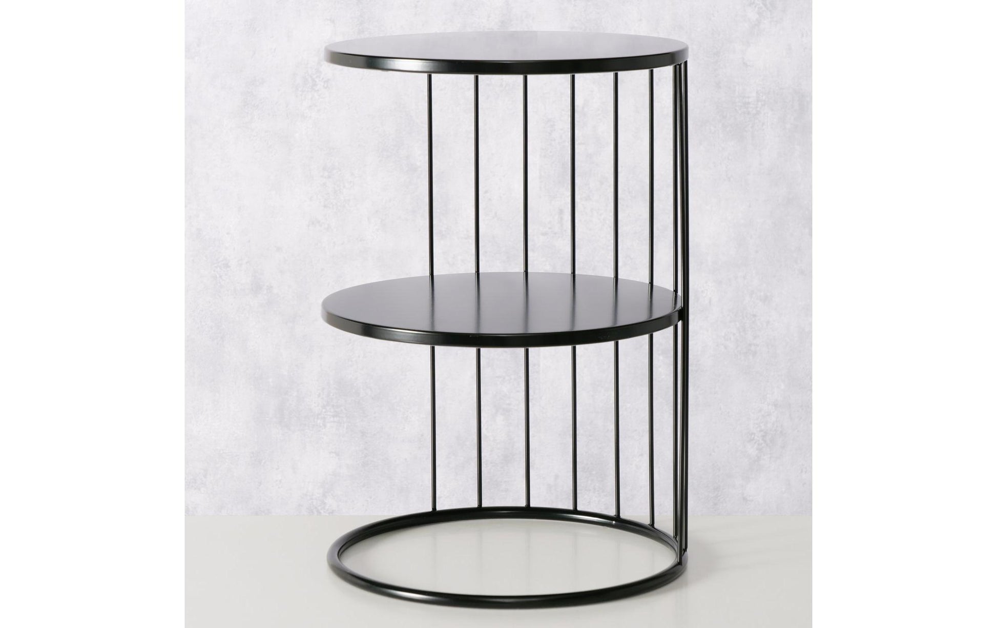 Beistelltisch Inala 52 x 36 cm, Schwarz - MEGART
