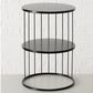 Beistelltisch Inala 52 x 36 cm, Schwarz - MEGART