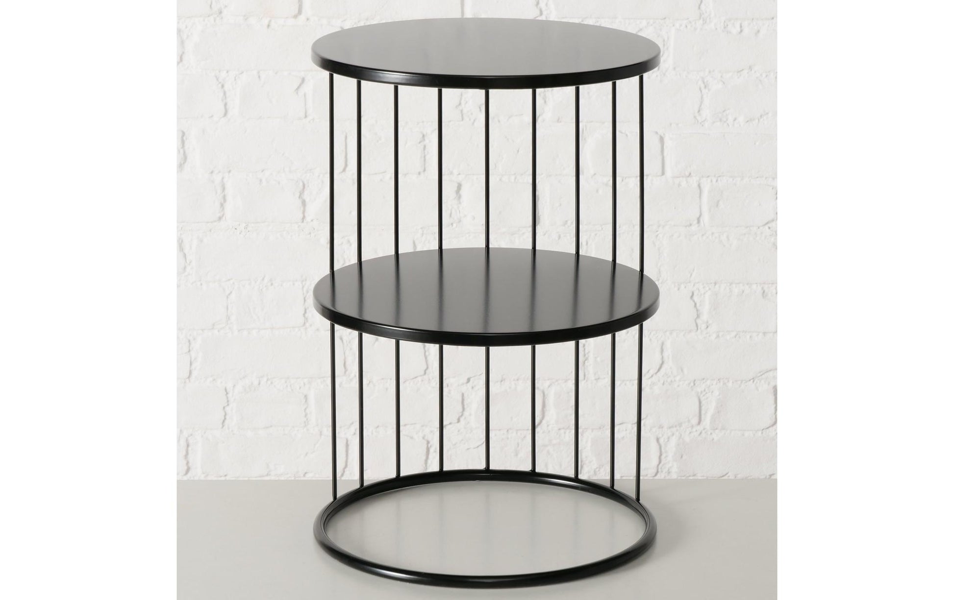Beistelltisch Inala 52 x 36 cm, Schwarz - MEGART