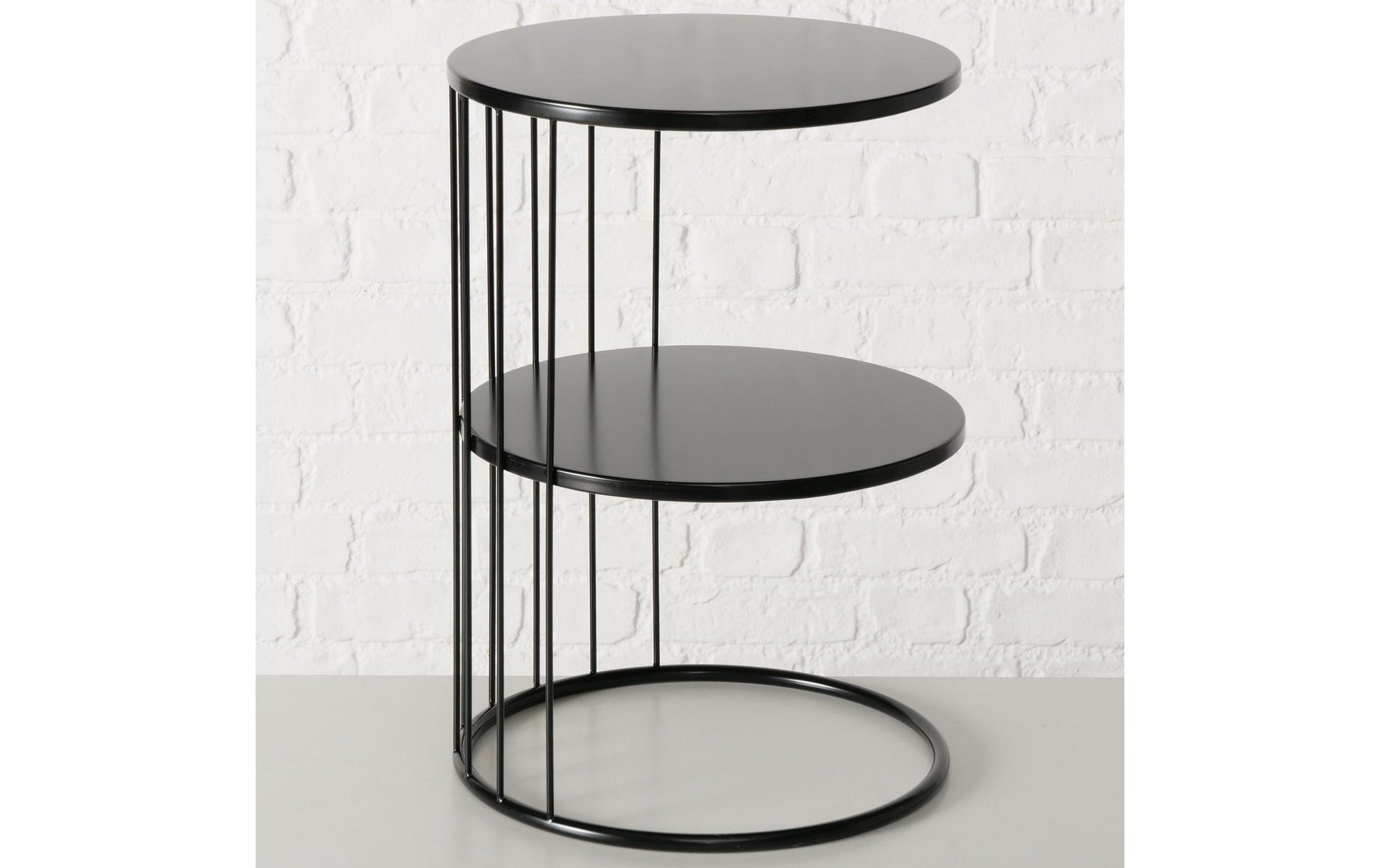 Beistelltisch Inala 52 x 36 cm, Schwarz - MEGART
