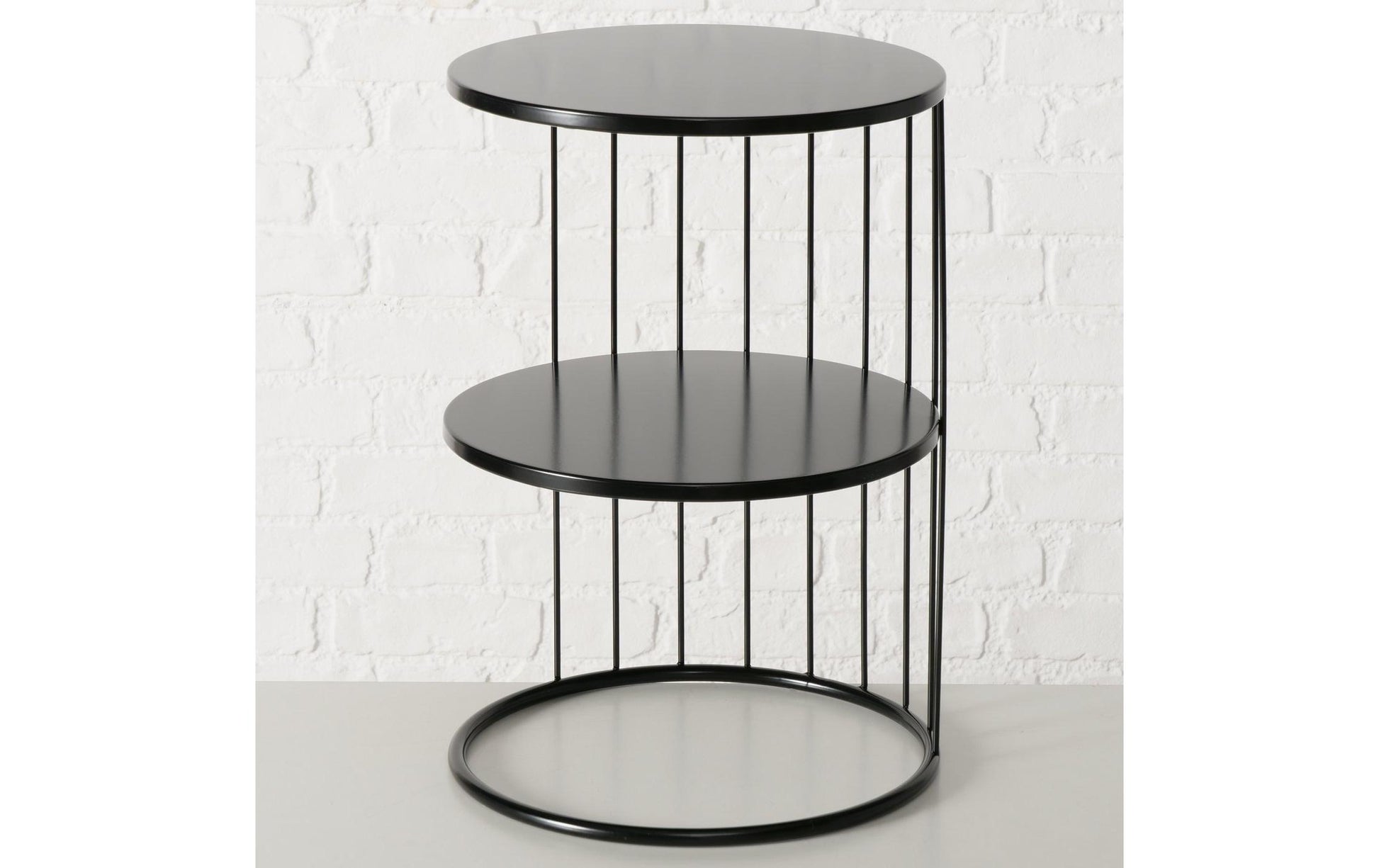 Beistelltisch Inala 52 x 36 cm, Schwarz - MEGART
