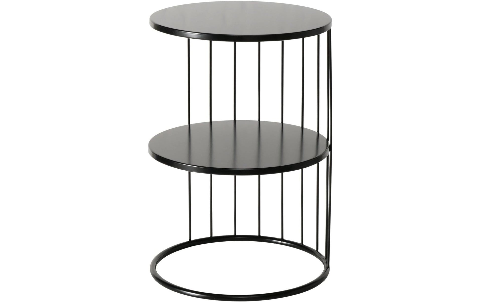 Beistelltisch Inala 52 x 36 cm, Schwarz - MEGART