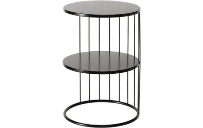 Beistelltisch Inala 52 x 36 cm, Schwarz - MEGART
