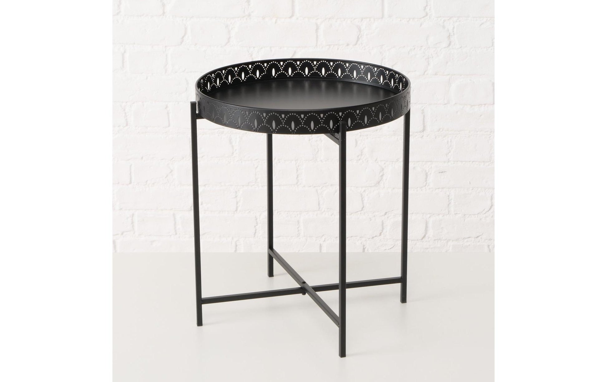 Beistelltisch Elios 40 x 45 cm, Schwarz - MEGART