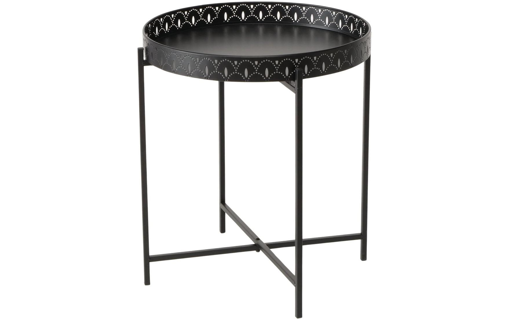 Beistelltisch Elios 40 x 45 cm, Schwarz - MEGART