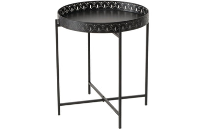 Beistelltisch Elios 40 x 45 cm, Schwarz - MEGART