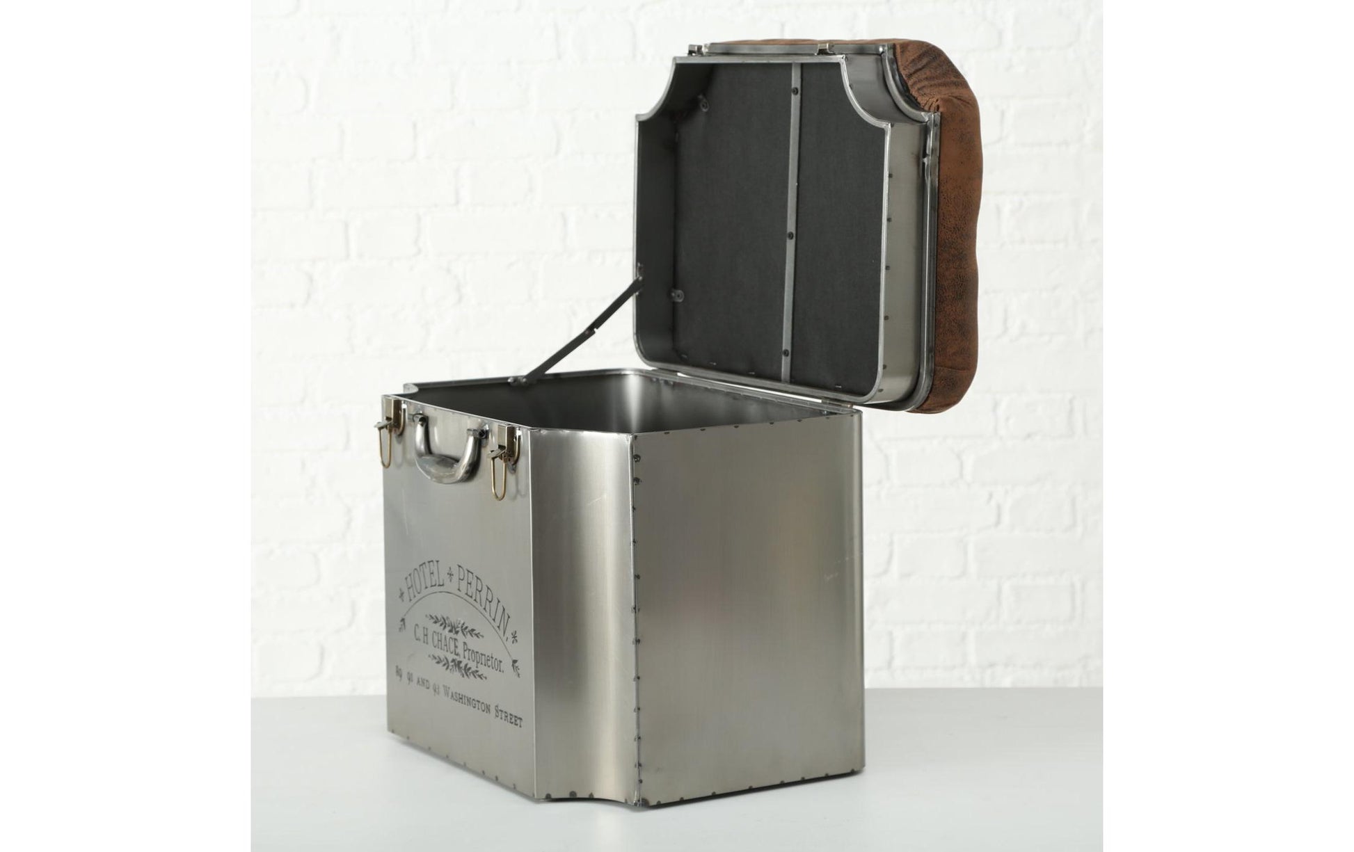 Hocker Kinley Eisen, Polyurethan, Mehrfarbig - MEGART