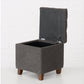 Hocker Palur MDF/Kiefer, Dunkelgrau - MEGART