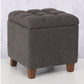 Hocker Palur MDF/Kiefer, Dunkelgrau - MEGART