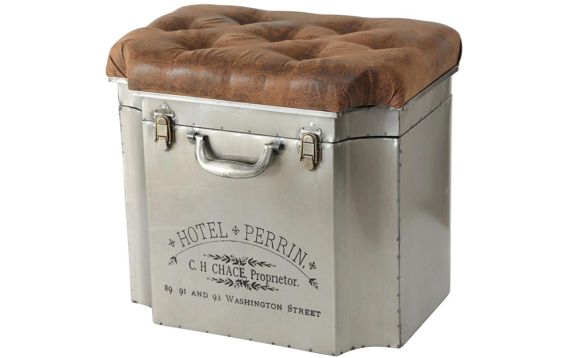 Hocker Kinley Eisen, Polyurethan, Mehrfarbig - MEGART
