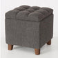 Hocker Palur MDF/Kiefer, Dunkelgrau - MEGART