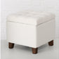 Hocker Palur MDF/Kiefer, Cremeweiss - MEGART