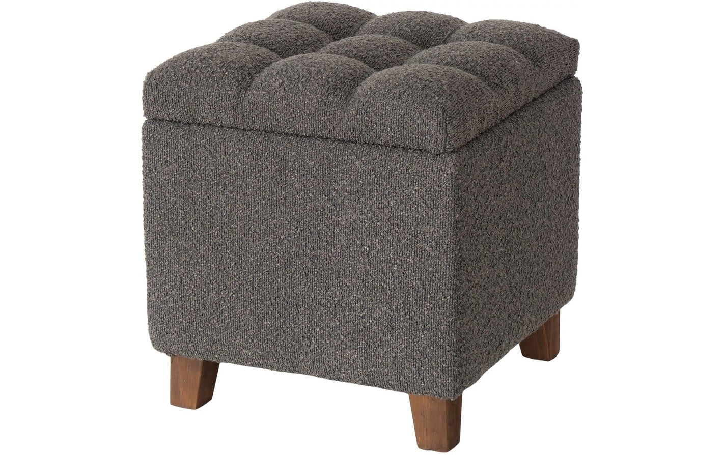 Hocker Palur MDF/Kiefer, Dunkelgrau - MEGART