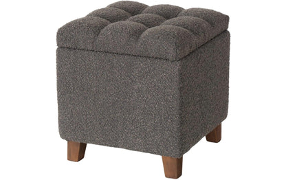 Hocker Palur MDF/Kiefer, Dunkelgrau - MEGART