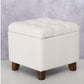 Hocker Palur MDF/Kiefer, Cremeweiss - MEGART