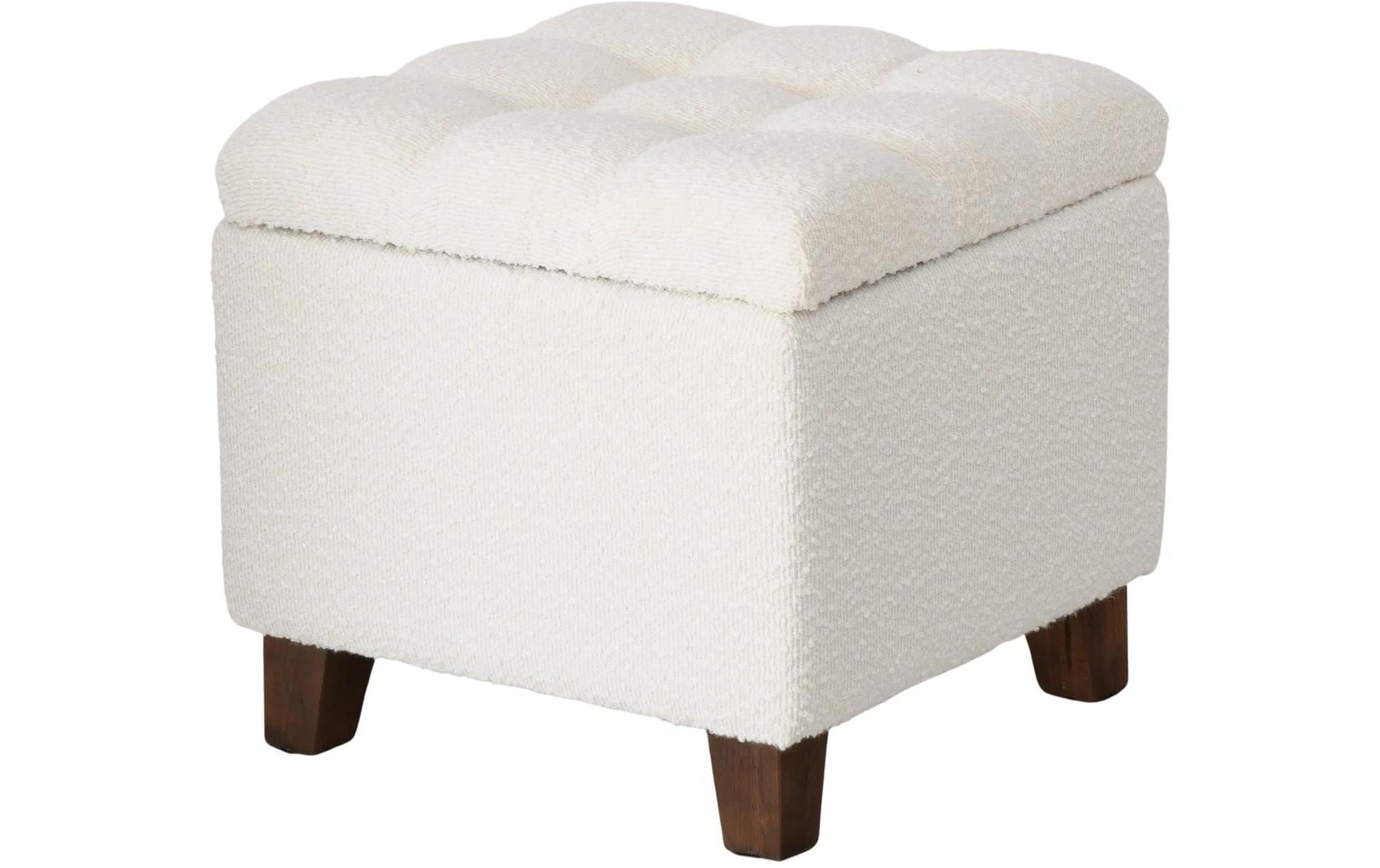 Hocker Palur MDF/Kiefer, Cremeweiss - MEGART