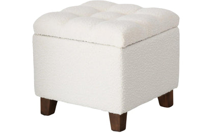 Hocker Palur MDF/Kiefer, Cremeweiss - MEGART