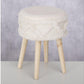 Hocker Dali MDF/Kiefer, Natur/Cremeweiss - MEGART