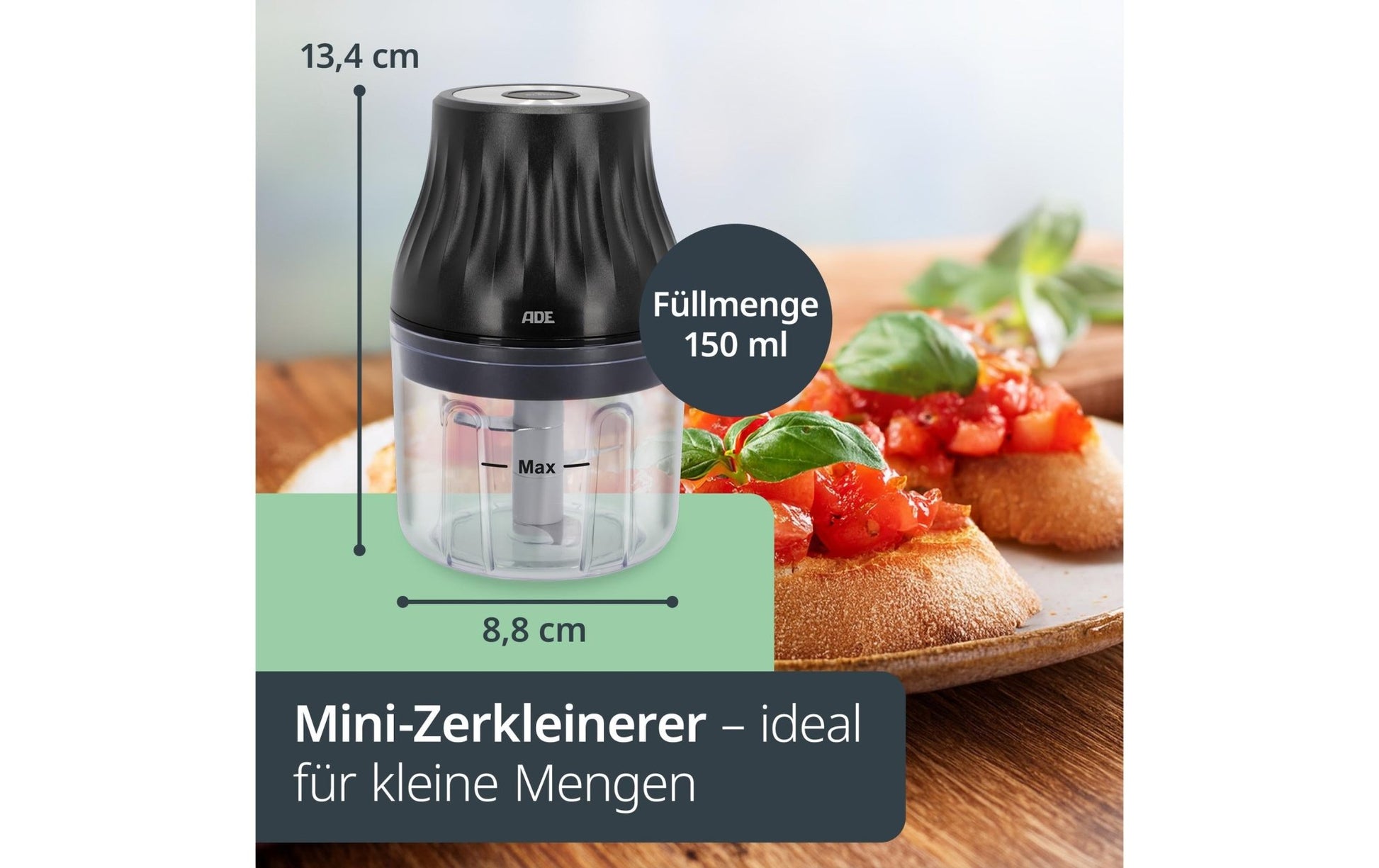 Zerkleinerer Elektrisch KG2426 - 1 1500 mAh 0.15 l - MEGART
