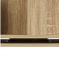 Regal 3 Etagen, Hellbraun, Höhe:95 cm - MEGART