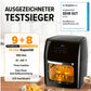 Heissluft-Fritteuse Digital 9in1 Schwarz