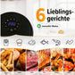 Heissluft - Fritteuse Digital 0.5 kg, Schwarz - MEGART