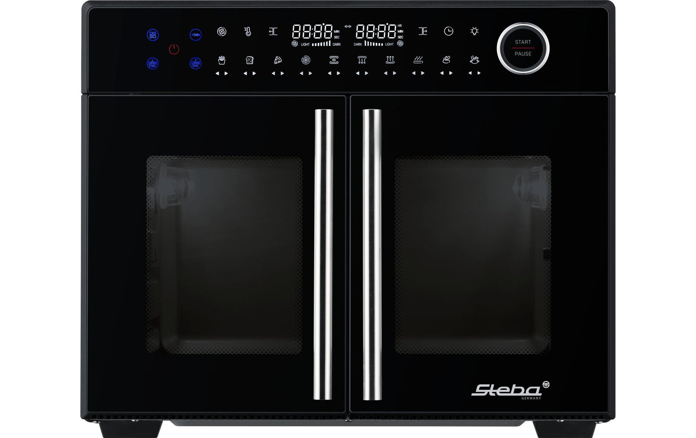Backofen Airfry Grillbackofen AF Tri Zone 24 l, Schwarz - MEGART