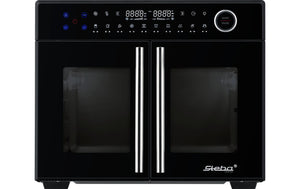 Backofen Airfry Grillbackofen AF Tri Zone 24 l, Schwarz - MEGART