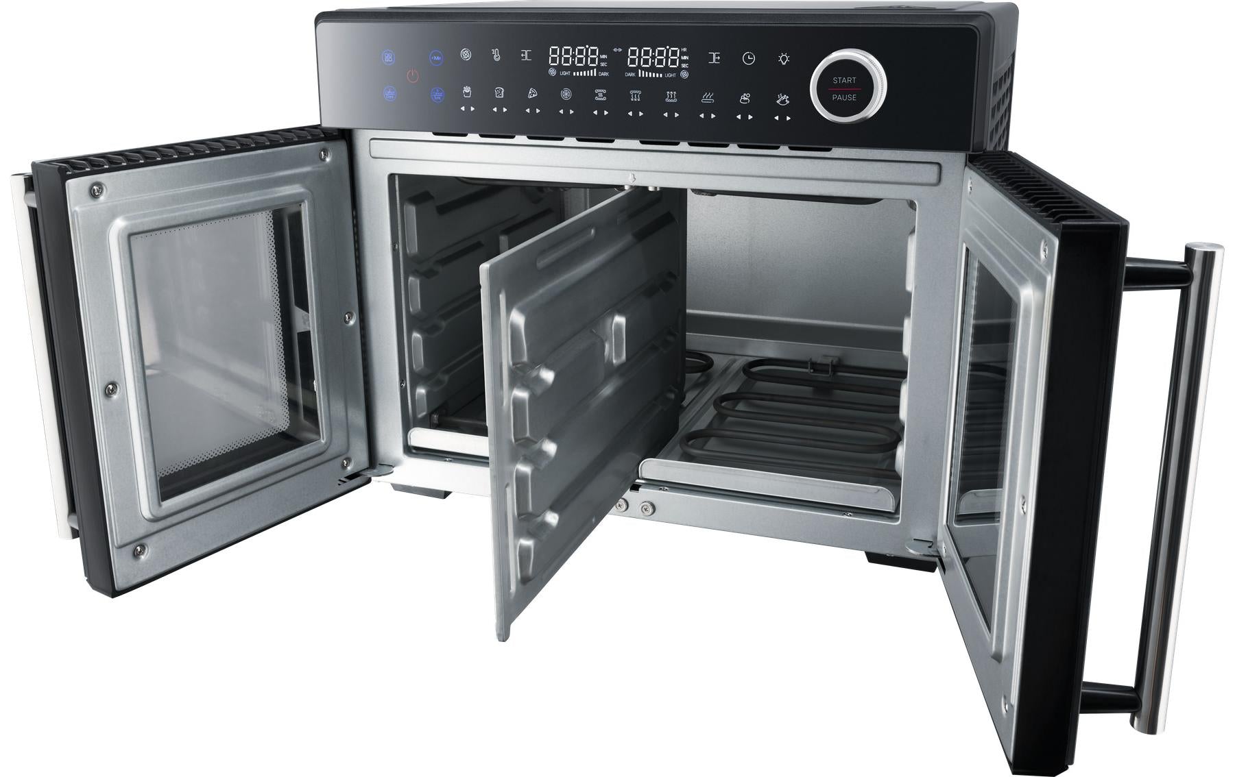 Backofen Airfry Grillbackofen AF Tri Zone 24 l, Schwarz - MEGART