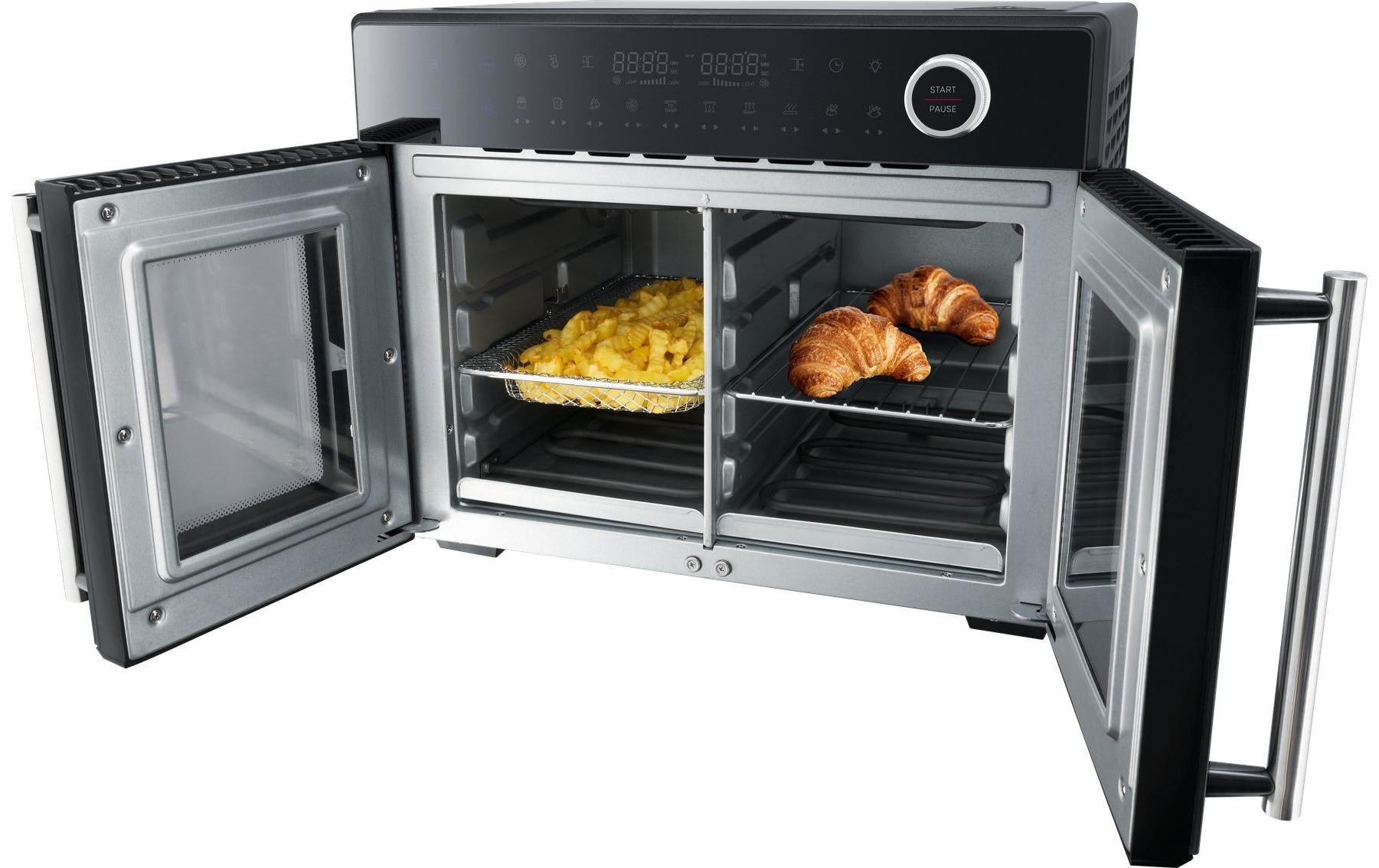 Backofen Airfry Grillbackofen AF Tri Zone 24 l, Schwarz - MEGART
