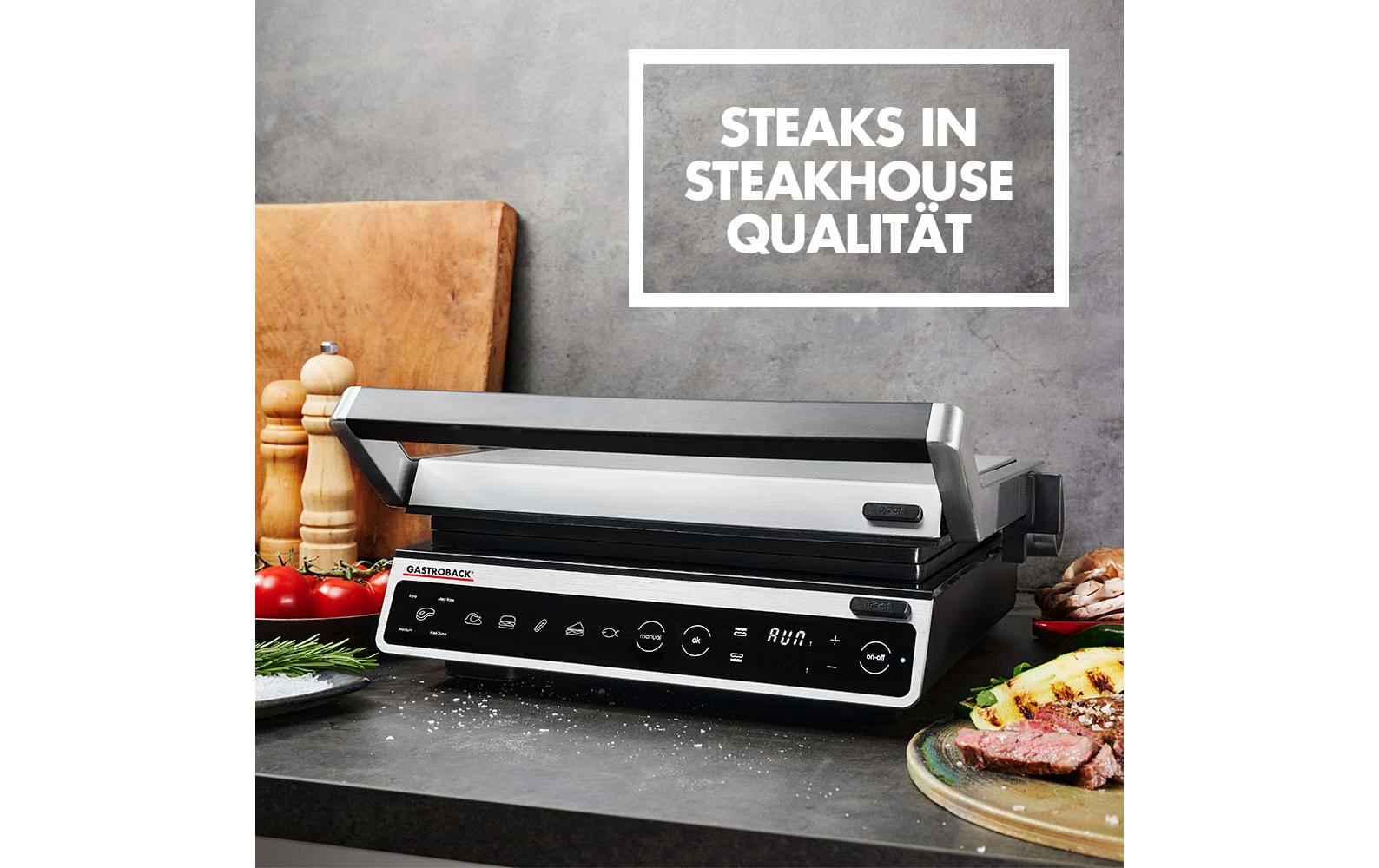 Kontaktgrill BBQ Advanced Smart 200 W - MEGART